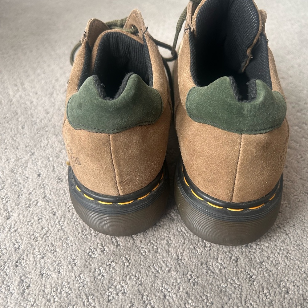 Dr. Martens Tan and Green Sneakers - Picture 6 of 7